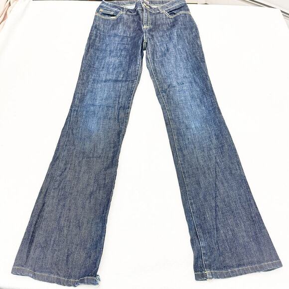 Lilly Pulitzer Main Line Fit Flare Dark Wash Denim Jeans Size 6 - Picture 2 of 8